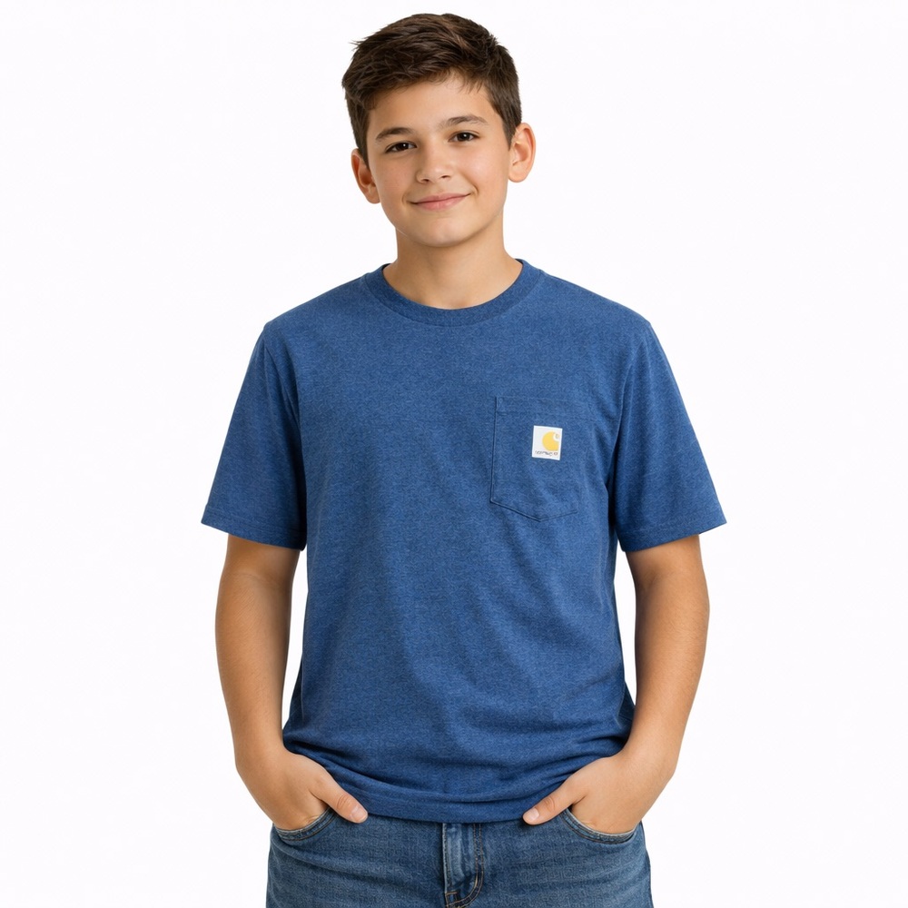 Carhartt Workwear Pocket T-Shirt Blue Shirt